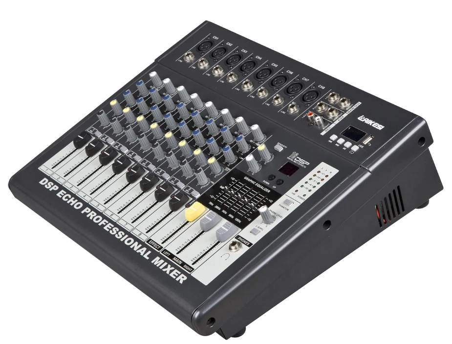 HD-802D  16DSP digital effects analog sound consoles power mixer