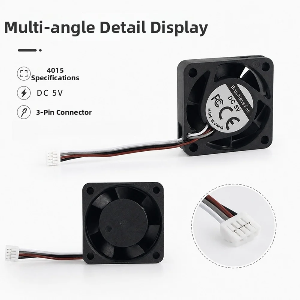 For Bambulab For X2D For 4015 Dual Ball Bearing Motherboard Fan Fast Cooling Fan Efficient Heat Removal