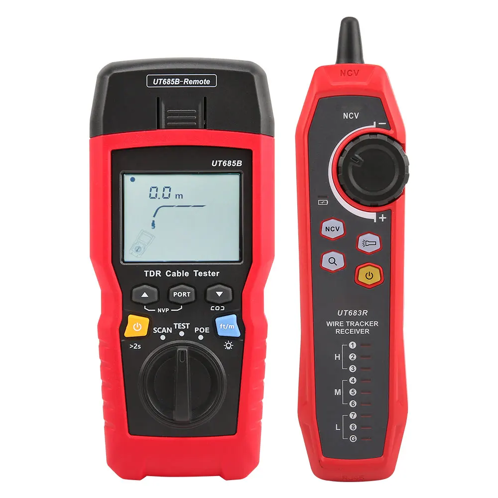 Network Line Finder UNI-T EUT685 Kit TDR Cable Tester POE Coaxial Wire Tracker Twisted Pair Locator Length Sequence Detector