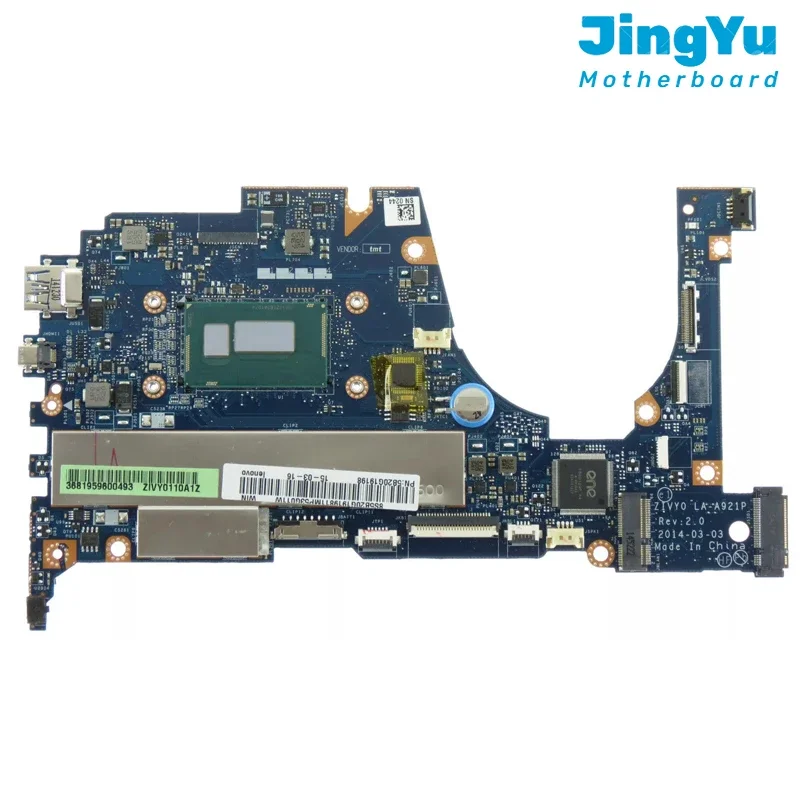 

For Lenovo YOGA 2 13 Laptop Mainboard with I5-4210 I7-4510 CPU 8G RAM LA-A921P Motherboard