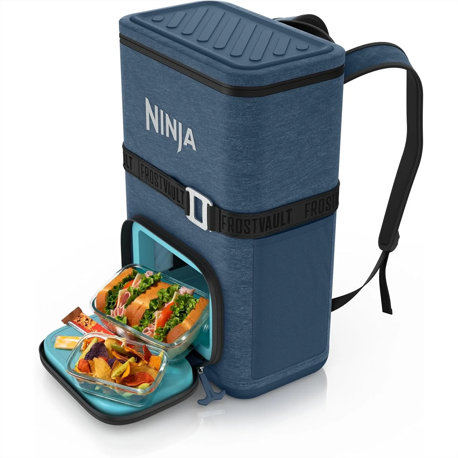 

24 Can Soft Cooler Backpack with Leakproof Zipper & Built-in Can Opener for Hiking Camping