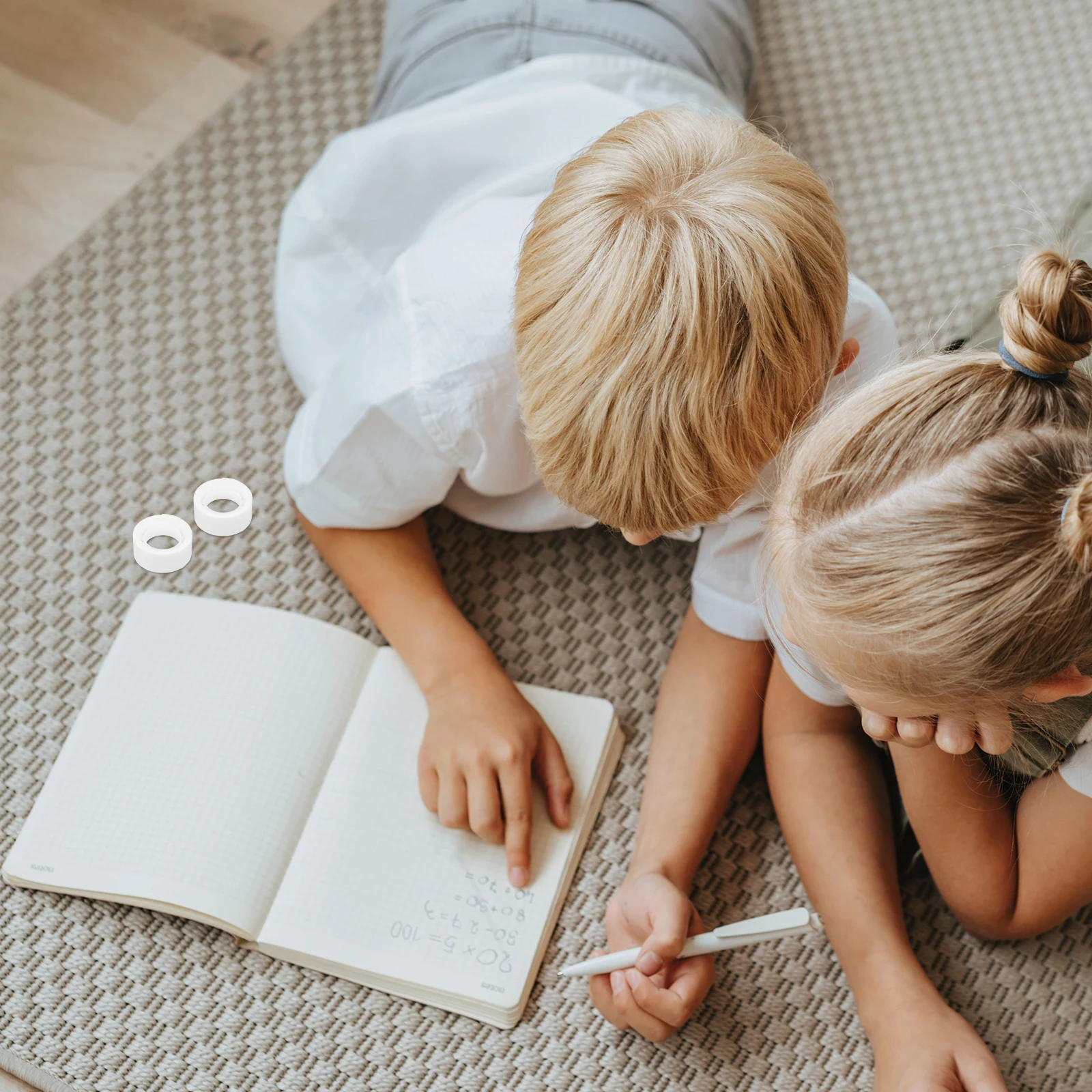 Invisible Writable Tape Rolls Writable Matte Tape For Gift Wrapping Correction Adhesive Bopp Matte Surface Office Study Crafts