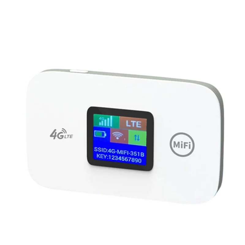 Router WiFi wireless ingegnoso 4G LTE MIFI Router hotspot tascabile 150Mbps con display a colori Modem Wifi Mobile per auto Broadba