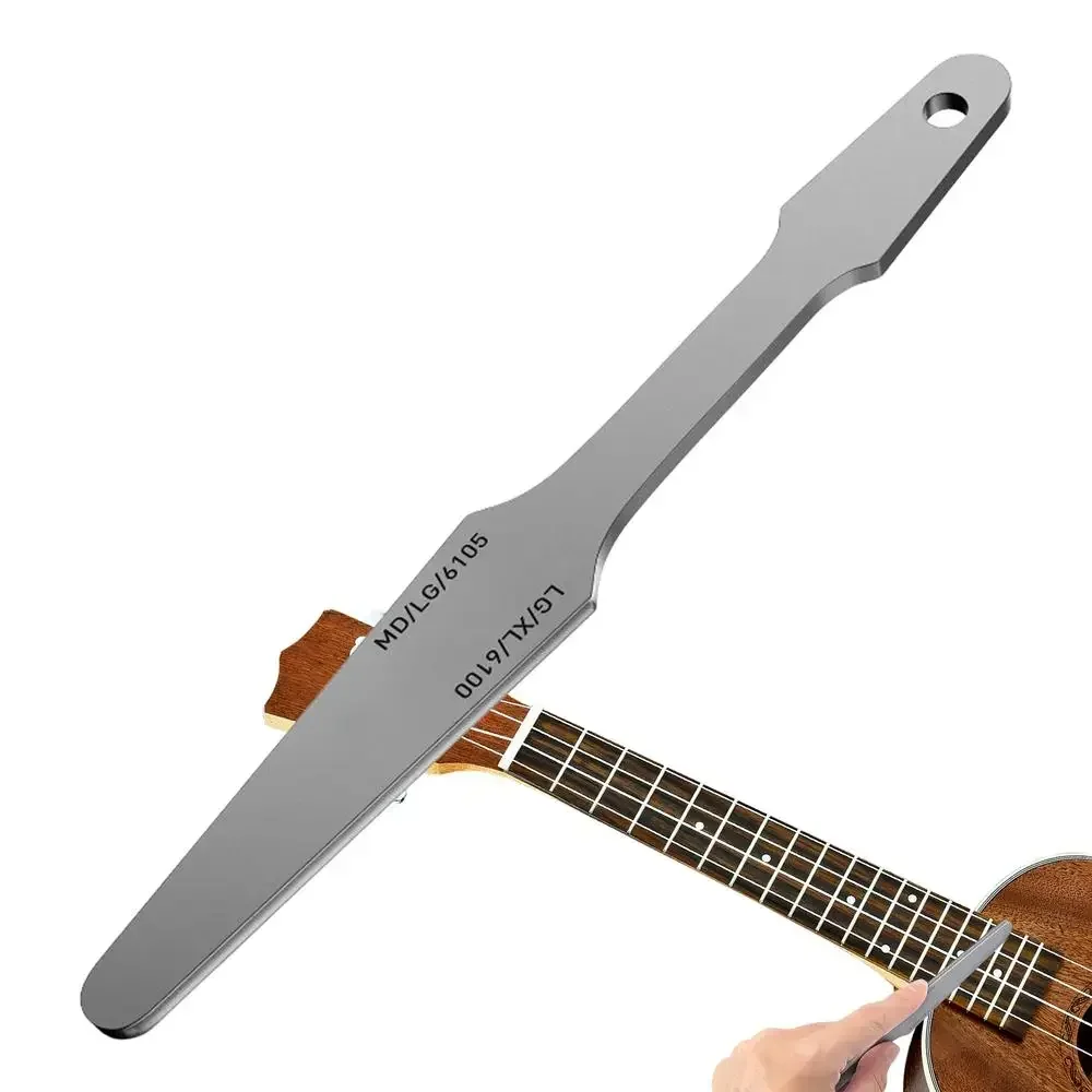 1 Stück Nivellierwerkzeug Gitarren-Bundfeile zum Schleifen von Kronenfeilen, Luthier-Werkzeug, doppelseitige Bundfeile – Detail 3