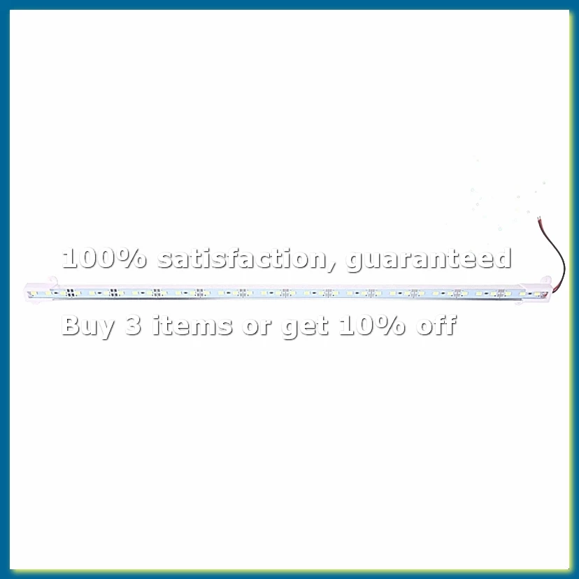 50CM 12V 36 LED 5050 SMD Hard Strip Bar Light Aluminum Rigid White