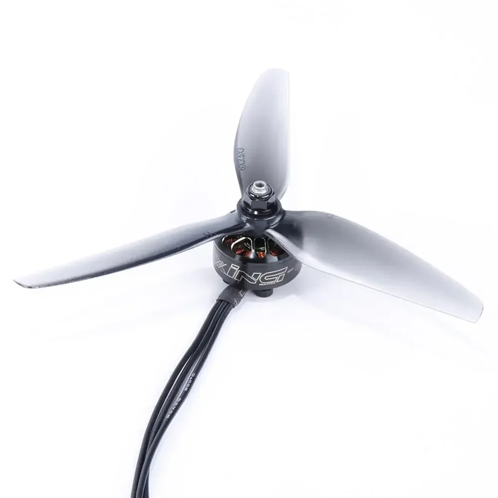hqprop 7x4x3 7040 7inch 3 Blade/tri-blade Propeller Light Grey (2cw+2ccw) Pc For Fpv Rc 7inch Long Range Drones