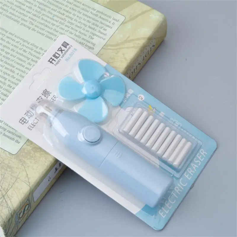 Penghapus otomatis inovatif efisiensi tinggi Motor penghapus kartun alat gambar penghapus lukisan tekstur lembut portabel tahan lama