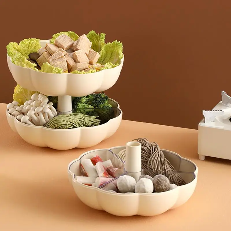 

Pumpkin Snack Holder Pumpkin Snack Box Container Detachable Pumpkin Serving Bowl With Lid Divided Pumpkin Candy Container For