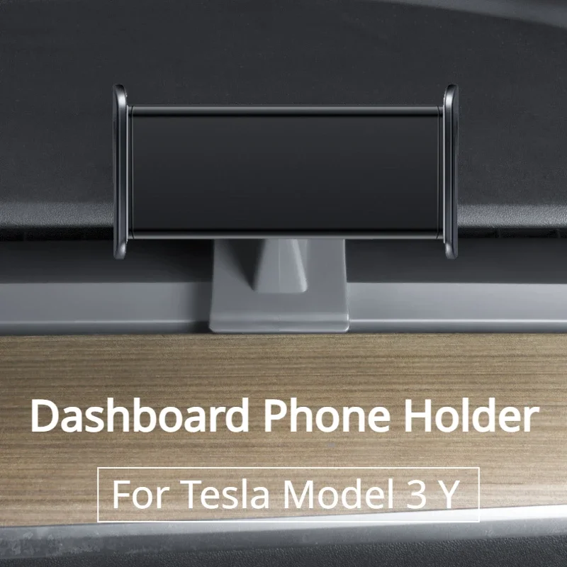 For Tesla Model 3 Y Dashboard Phone Holder Claw Mobile Phone Mount Tablet PC Car Bracket Electric Phone Holder Traceless Base