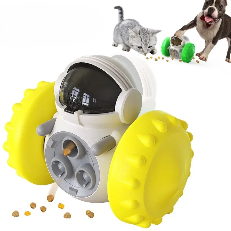 Gobelet à fuite lente pour animaux de compagnie, voiture d'équilibre, jouets pour chiens et chats, fournitures pour animaux de compagnie, robot