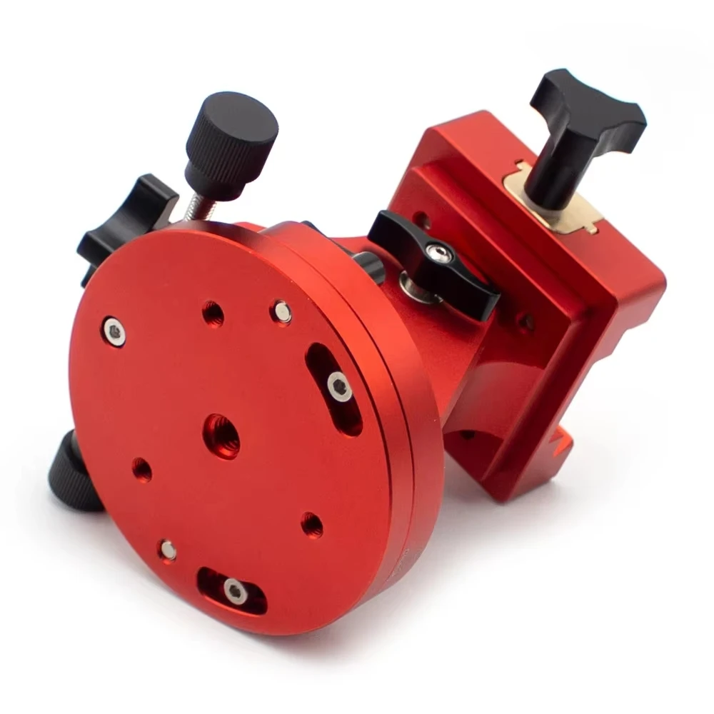 Equatorial mount base with latitude adjustment - high load-bearing capacity (39kg), mortise and tenon joint, anti-drop design