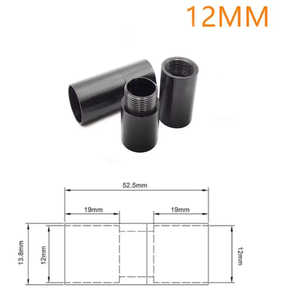 Carbon Fiber Tube Splice Connectors Aluminum Alloy Tube Clamp Hand Rod Connection 10/12/16/18/20/25mm