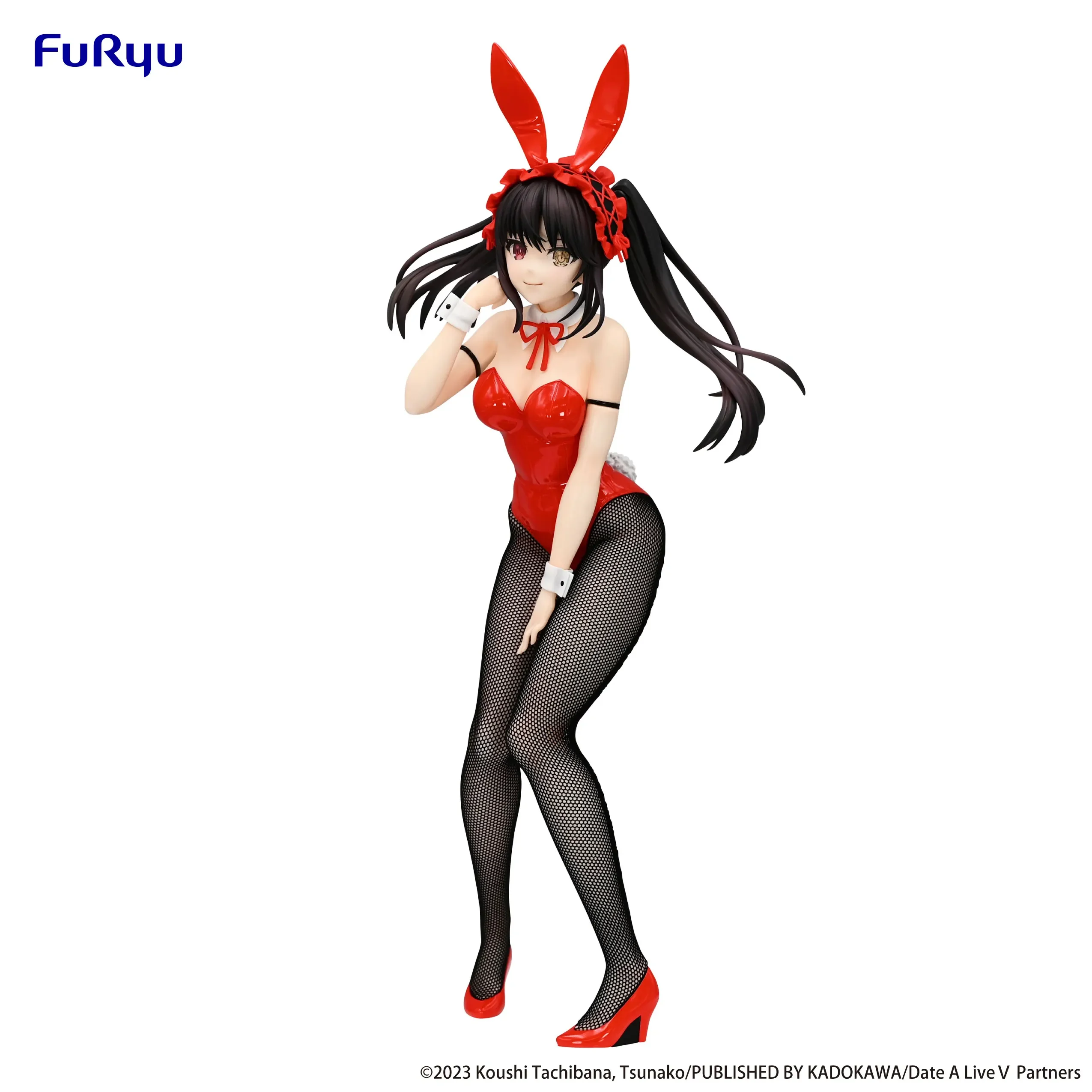 В наличии оригинальные кролики FuRyu BiCute Tokisaki Kurumi Nightmare DATE ALIVE IV Bunny, аниме-фигурка, модель из ПВХ, коллекционная подарочная игрушка