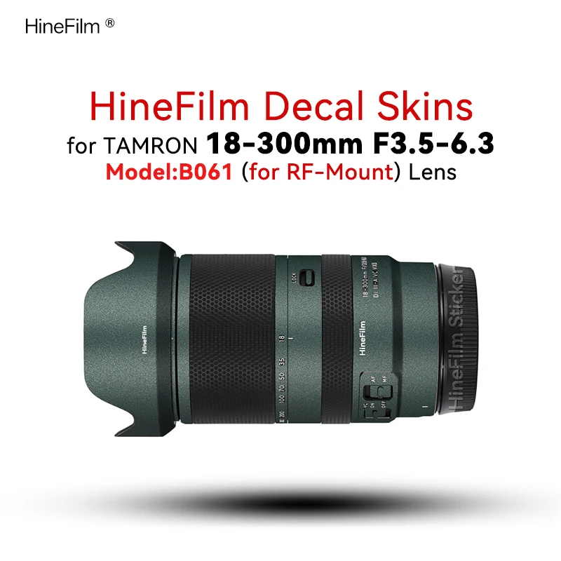 

Customized Skin for Tamron 18 300 for Canon RF Mount Lens Wrap Cover For Tamron 18-300 F3.5-6.3 Lens Decal Skin 18300 Sticker