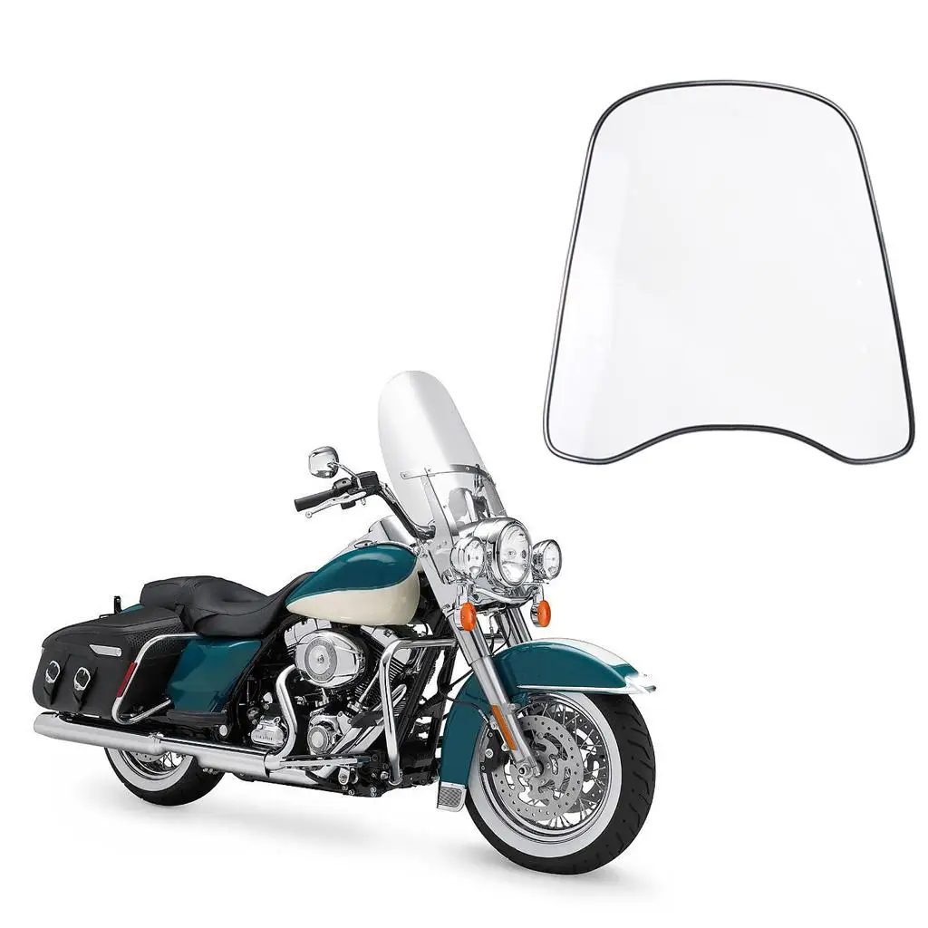 Motorcycle Universal Clear Windscreen Windshield Guard Transparent Deflector for Scooter ATV