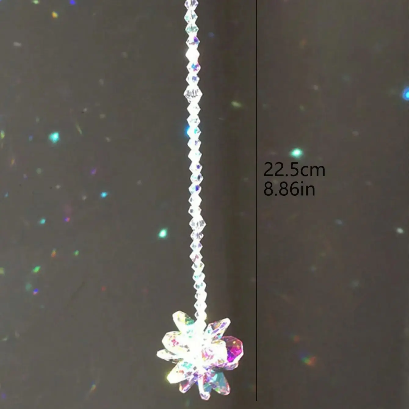 1pc AB Color Suncatcher for Window Hanging Office Rainbow Maker Gift for Her Aurora Crystal Beads