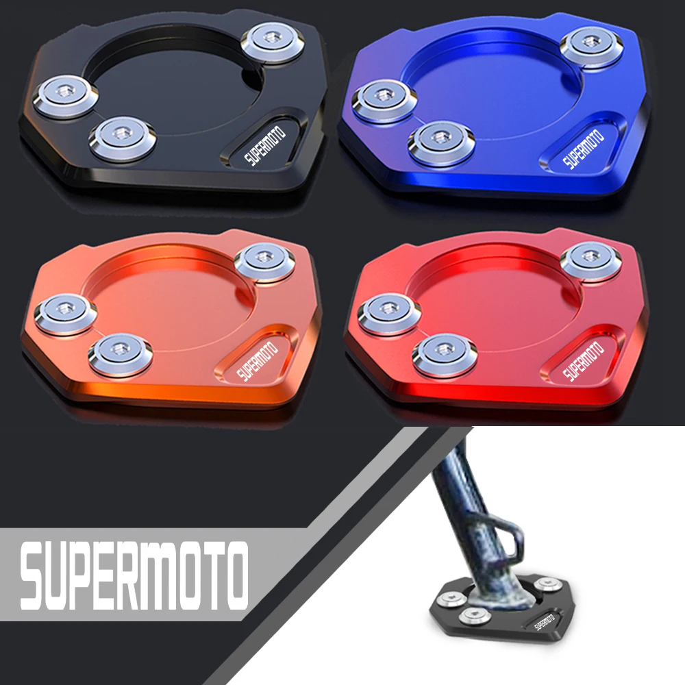 

1190 ADV R Enduro Foot Side Stand Enlarger Plate Pad For KTM 690 Duke 990 Kickstand Extension Motorcycles For Husqvarna 701 SMC