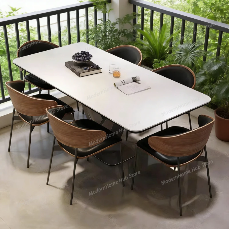 Extended Dining Table Desk Living Room Coffee Table Mid-century Home Furniture Clearance Kitchen Table Pliante Mesa Comedor