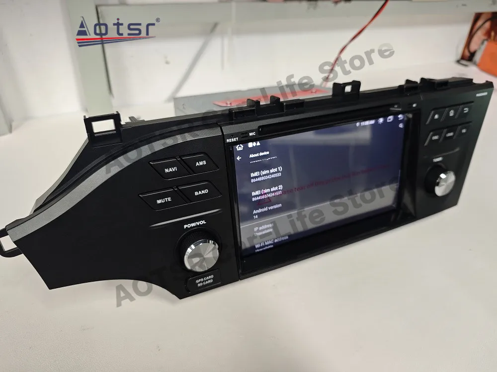 

7 Inch Multimedia Android 14 For Toyota Avalon 2014~2018 GPS Navigation Auto Stereo Radio Wireless Carplay Mirror Link Head Unit