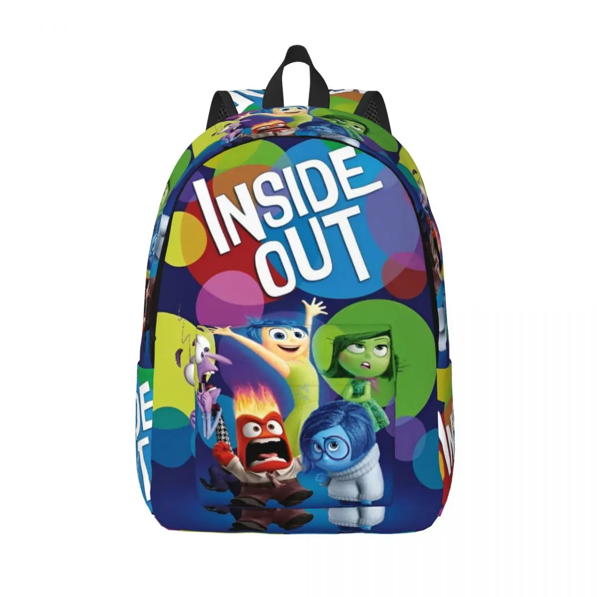

Рюкзак Inside Out Emotions Group для мужчин и женщин, подростковый школьный рюкзак для работы с героями мультфильмов, аниме, холщовые сумки для ноутбука, подарок