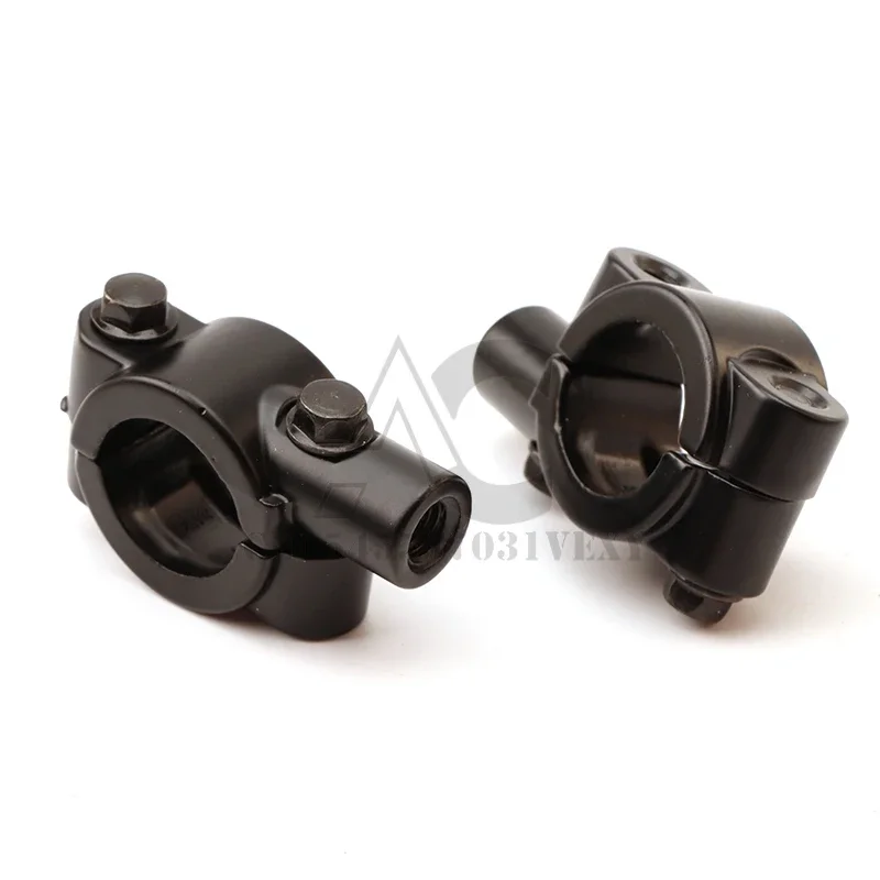 Motorcycle Bicycle Rearview Mirror Mount Clips - Generic - usage example