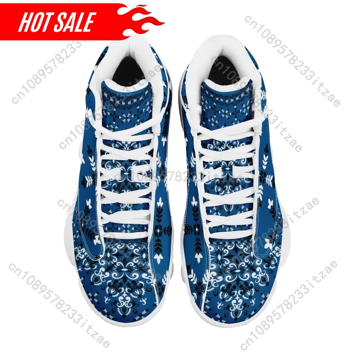 

Hot Men's Basketball Shoes Breathable Cushioning Non-Slip Wearable Sports Shoes Gym Training Athletic Bandana Sneakers