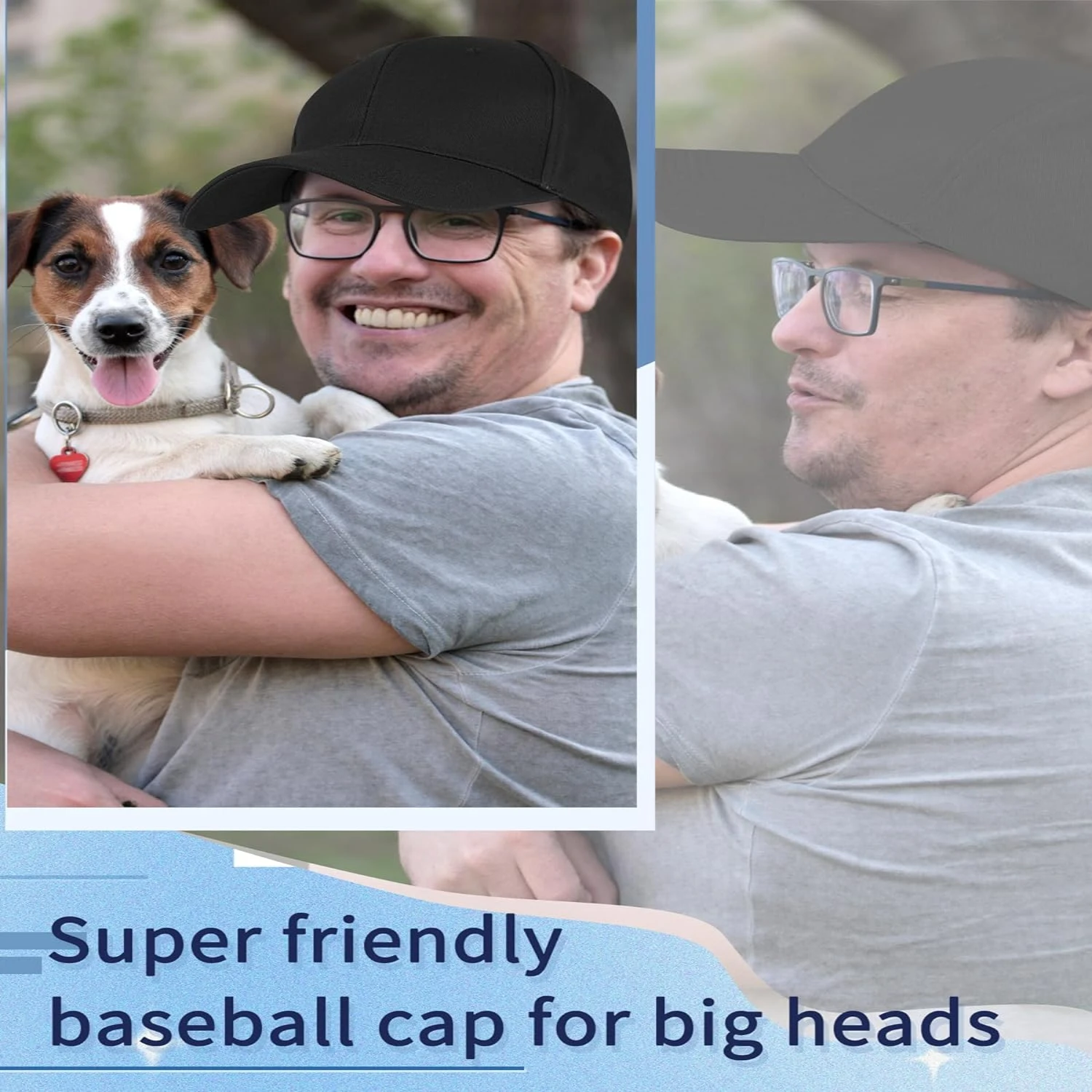 Elevate your look with these comfortable, high-quality, extra-large baseball caps. Crafted from premium materials, these stylish