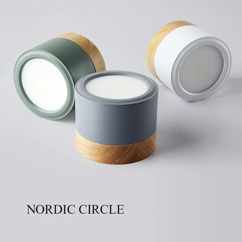 Lampu Langit-langit LED Modern Lampu Downlight Pemasangan Permukaan 15W 7W Led Spot untuk Perlengkapan Pencahayaan Rumah Lampu Panel Dapur Ruang Tamu Kamar Tidur