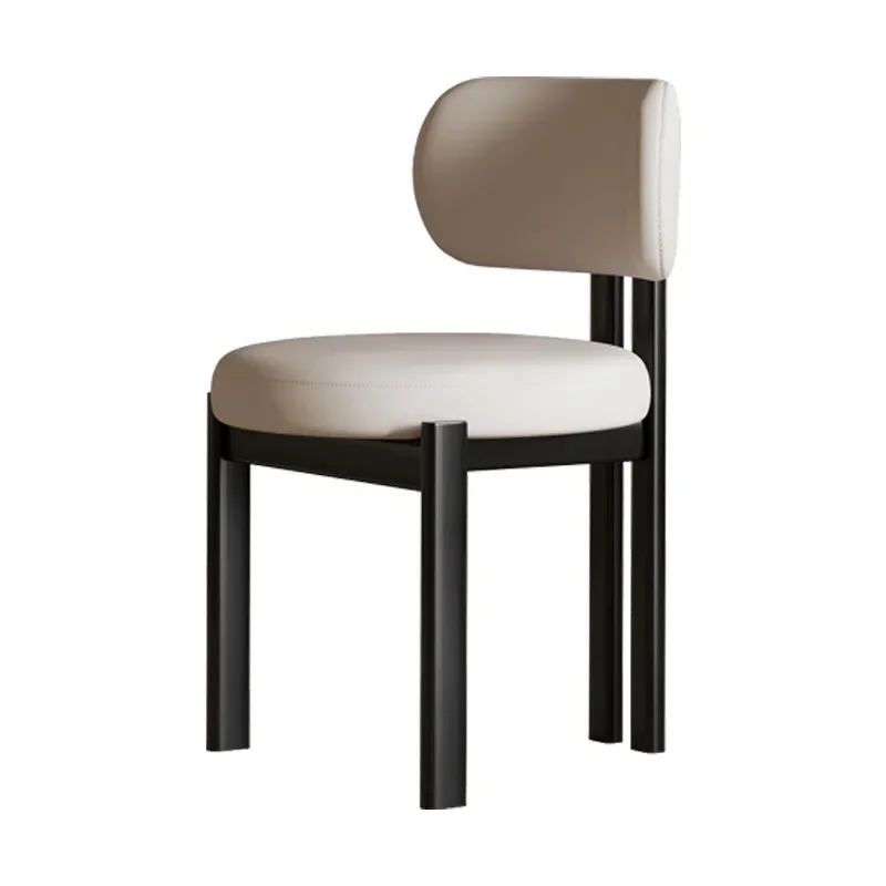 

Nordic ash wood solid wood dining chair home restaurant high-end light luxury back antique French