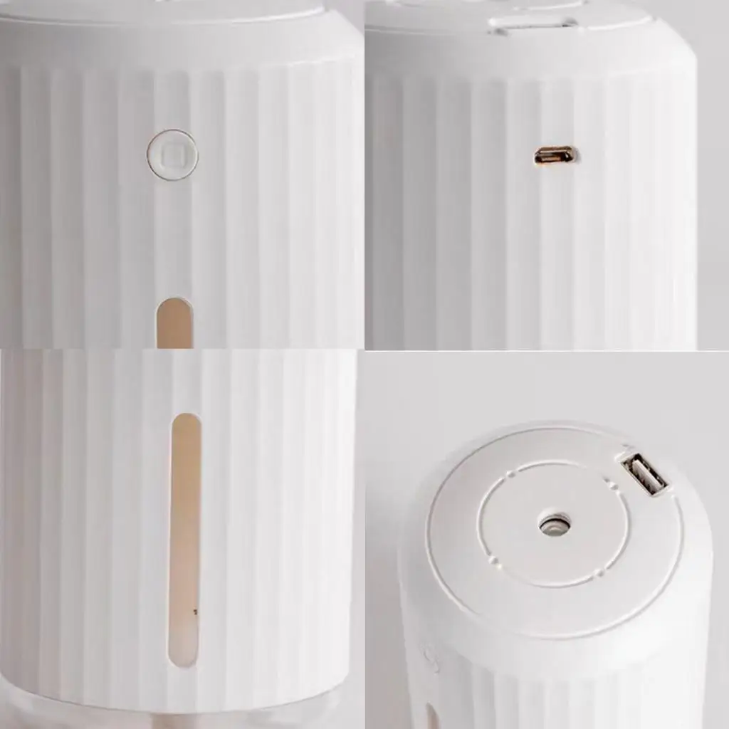 Essential Cool Mist Humidifier 320ml Night Light Auto Shut Off for Car