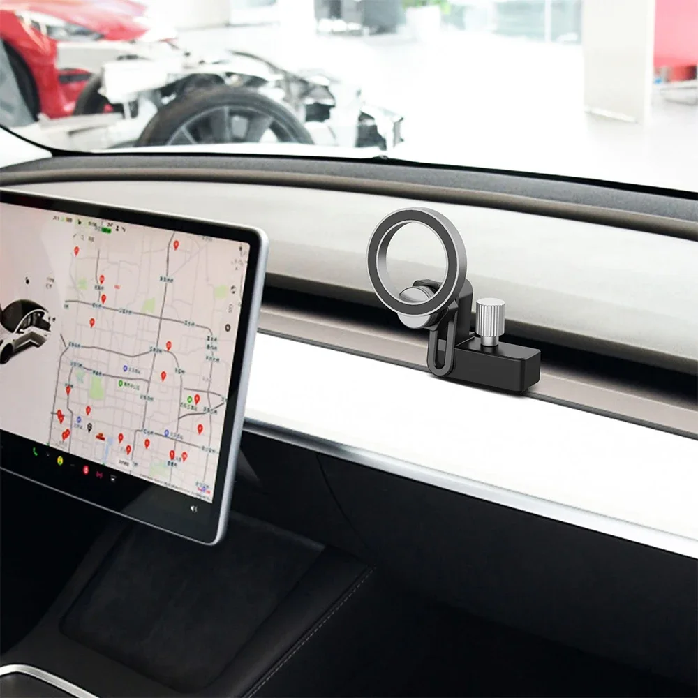 Soporte de navegación para coche, soporte magnético para teléfono Tesla Model Y y Model 3, ventilación de aire, iPhone 14, 13, 1