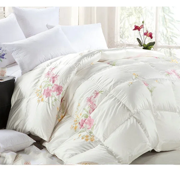 

Custom summer and fall light heat hypoallergenic duvet 100% goose down filled comforter