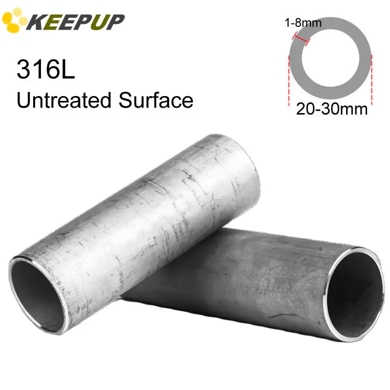 316 Industrial Stainless Steel Tubing Pipe Outer Diameter 22 25 27 28 30mm Tolerance 0.3mm Corrosion Resistance Pickling