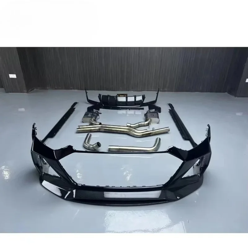 Newest MSY Kit  RS6 Dry Carbon Fiber Bodykit Hood Front Bumper Rear Bumper Spoiler High Quality Hot Selling