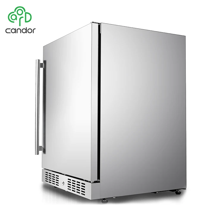 OEM custom quality 145 liter stainless outdoor bbq refrigerator for  kitchen