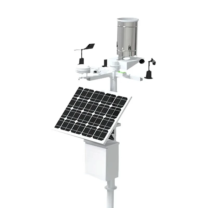 ation Small automatic monitoring Campus weather station Rainfall wind speed Outdoor agricultural multi-function weather station