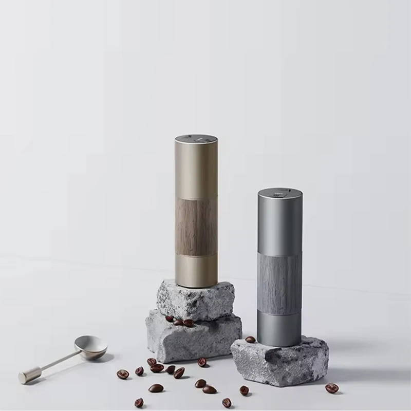 Business Style Portable and Easy to Use Black Model Premium Grinder Mini Portable Coffee Grinder Grinder Starts With One Click