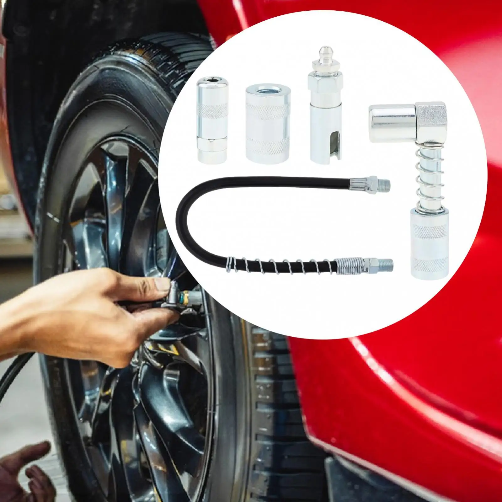 

Grease Accessory Kit Easy Installation Replaces Quick Connection Flexible Hose