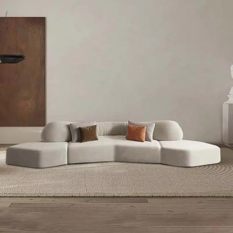 

Wooden Elegant Sofa European Large Reclinavel Module Luxury Sofa Sectional Recliner Nordic Divano Soggiorno Di Lusso Furniture
