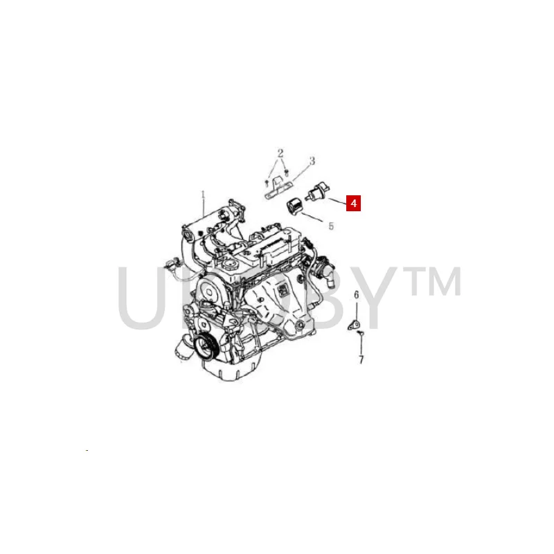 HC0020441 Suitable for Haima 3, Fumeilai 3, Haifu Star, Prima Cupid S7 Knight control valve Solenoid valve