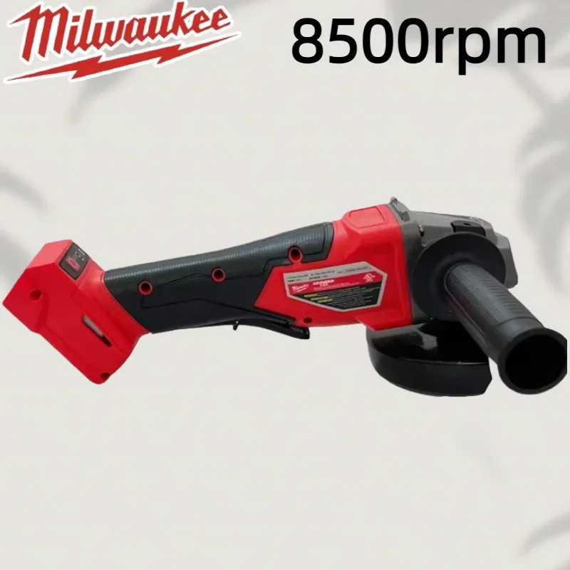 Milwaukee Smerigliatrice angolare senza spazzole 125mm Lucidatrice Macchina da taglio Interruttore a paletta senza blocco Utensili elettrici a batteria
