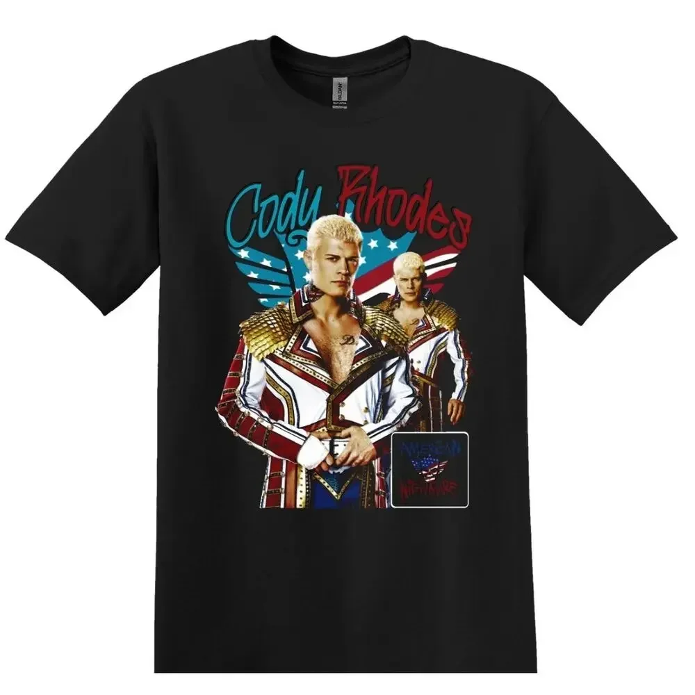 Cody Rhodes Wrestling T-Shirt Black  WWE