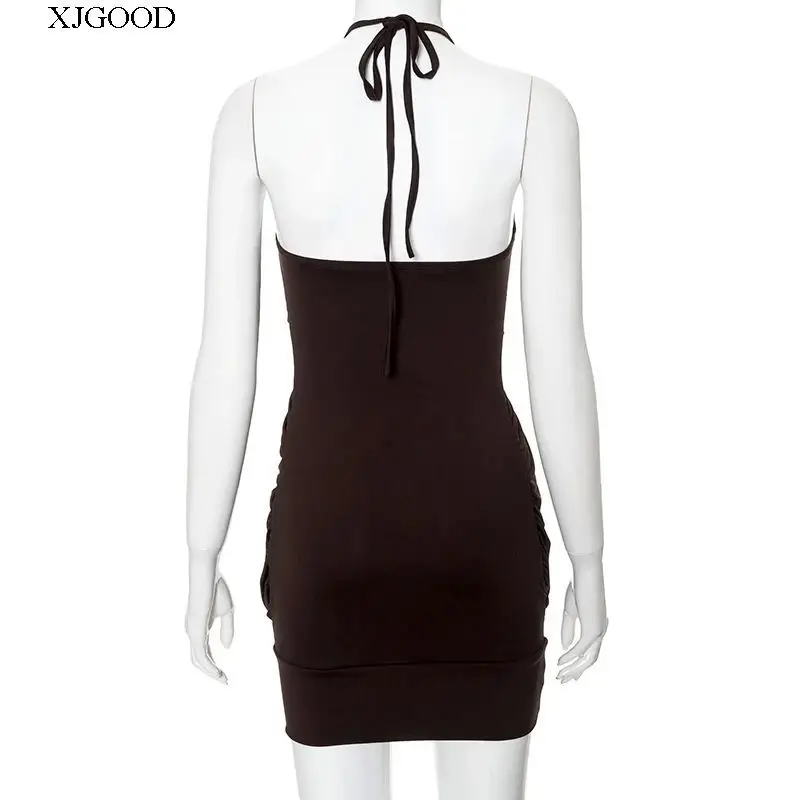 Abiti aderenti Donna rosa caldo Una spalla Orlo asimmetrico Drappeggiato sul lato increspato Elegante ricevimento di cocktail Cena per ospiti di nozze