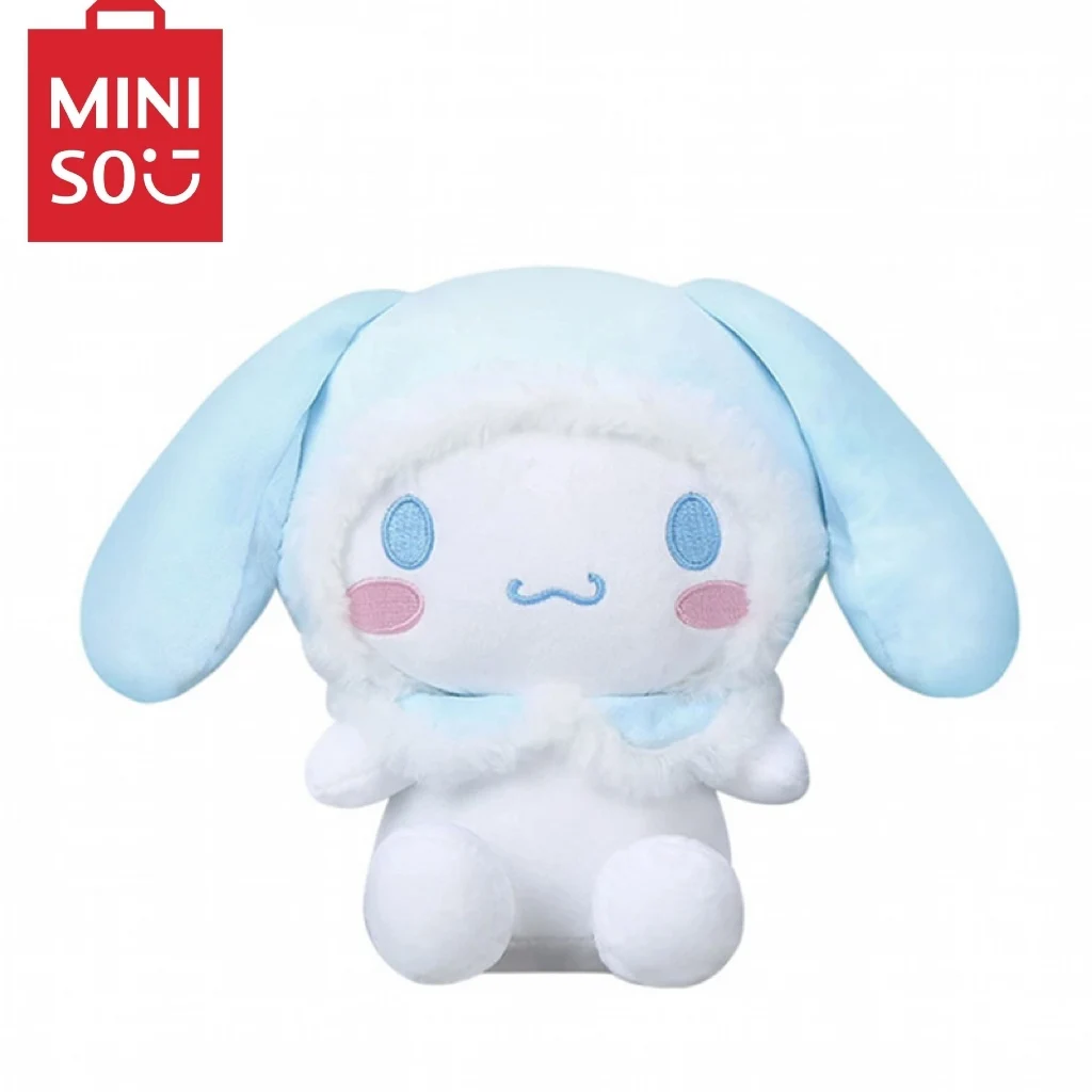 

25Cm Miniso Sanrio Cinnamoroll Plush Toys Cartoon Anime Elf Plush Doll Kawaii Soft Big Ear Dog Stuffed Birthday Gift for Girls