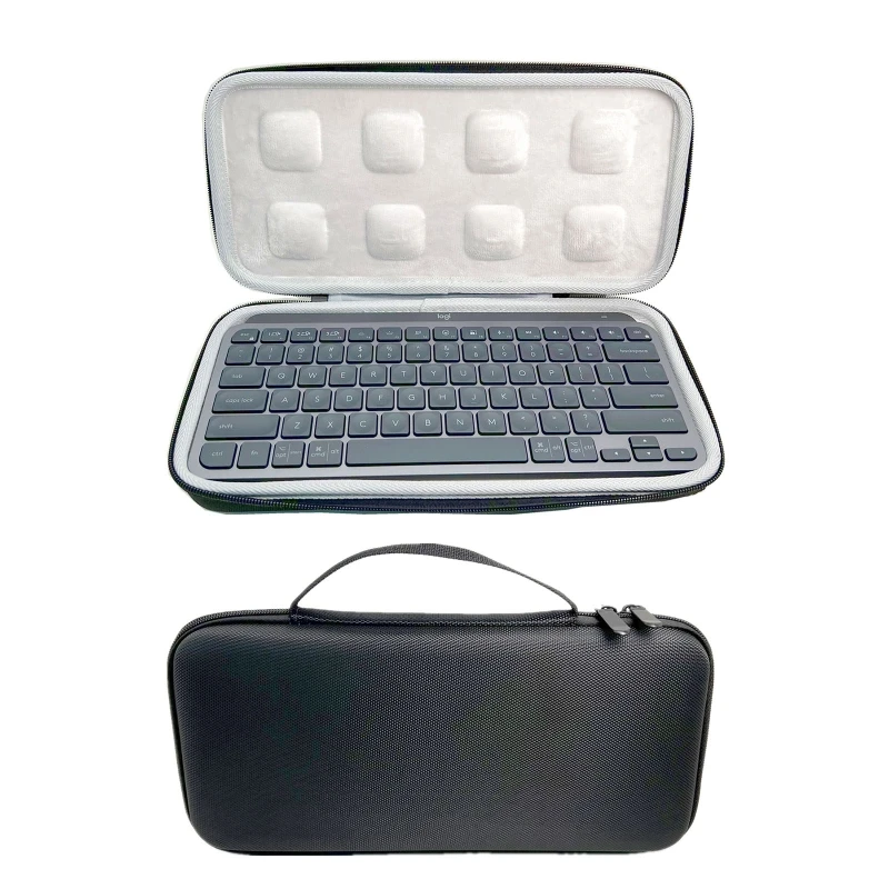Teclado rígido para estojo, bolsa armazenamento para teclas mx/mx, mini teclado sem fio compatível com proteção