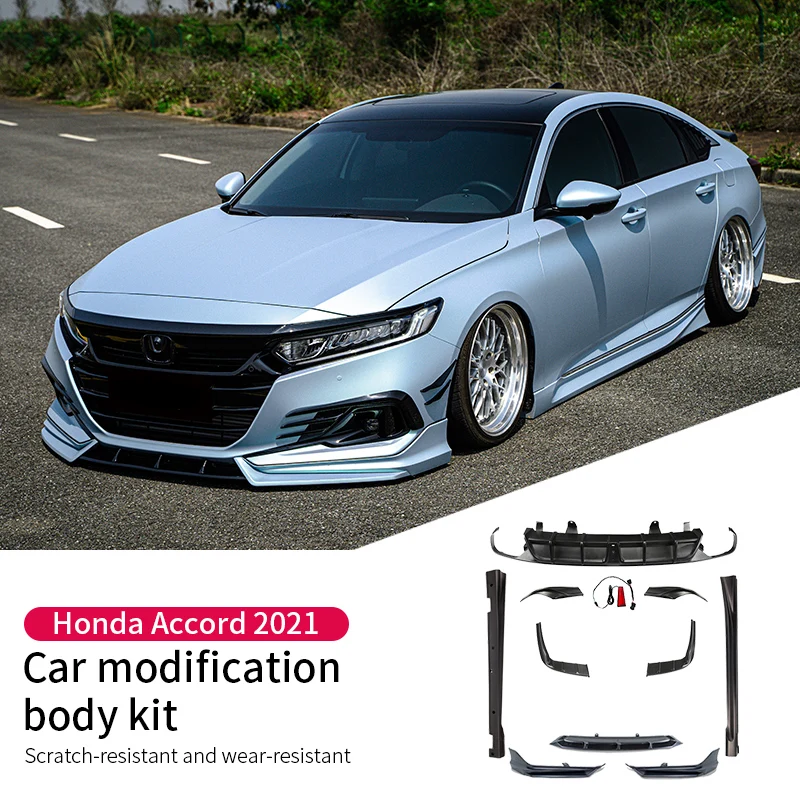 

Для Honda Accord 10.5-го поколения 2021-2022: Комплект обвеса, спортивный задний спойлер, модификация бампера, внешние аксессуары для автомобиля
