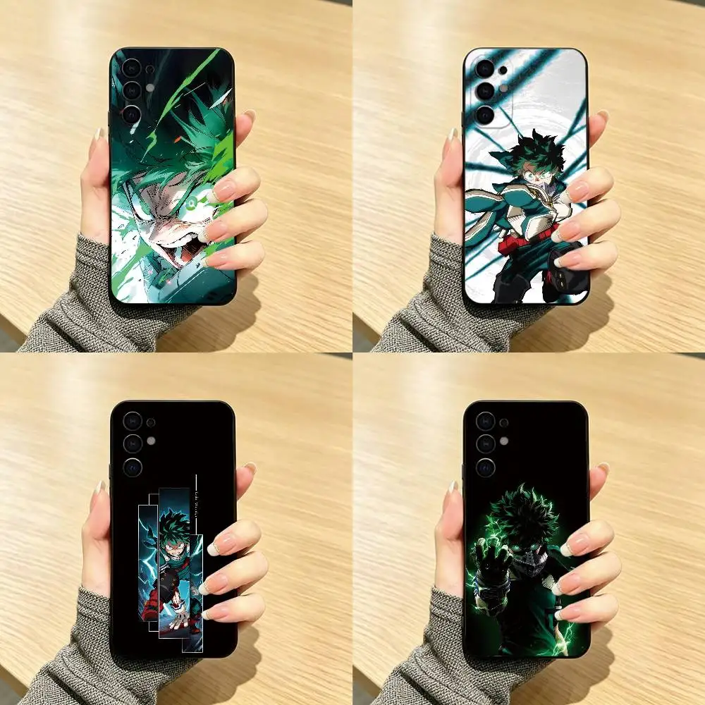 My Hero Academia Izuku Midoriya  Phone Case Black Silicone Soft For Samsung S25,S24,S21,S22,S23,S30,Ultra,S20,Plus,Fe,Lite