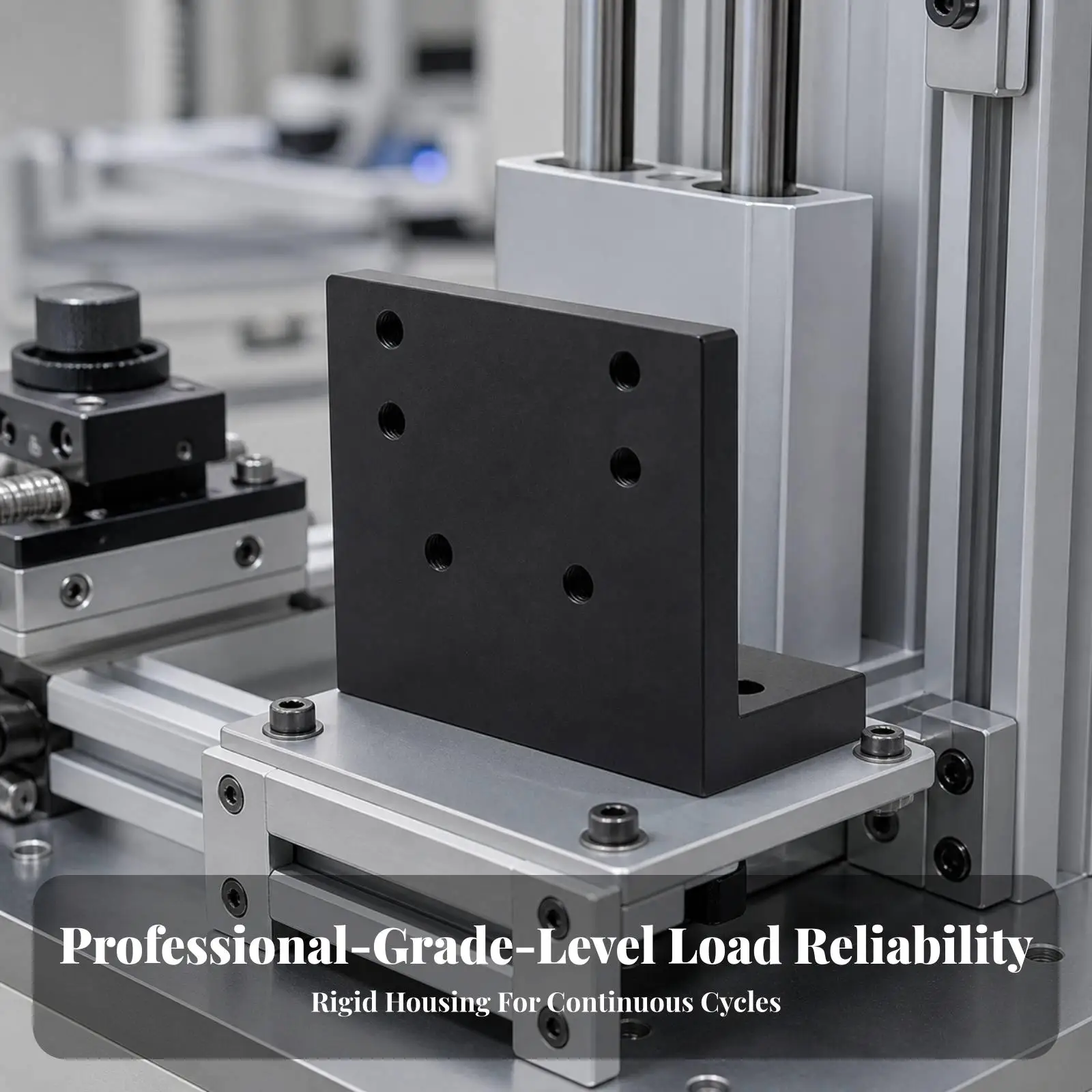 Aluminum Alloy X Axis Linear Slide Platform Bracket for Custom Machine Assembly Stable Positioning Base Plate