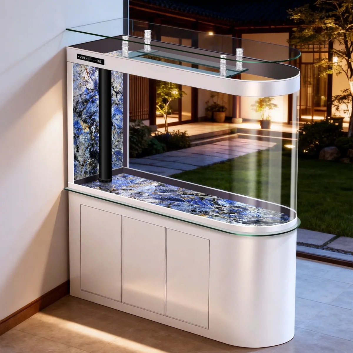 Bottom filter bullet screen partition fish tank aquarium 2026 new ecological water-free