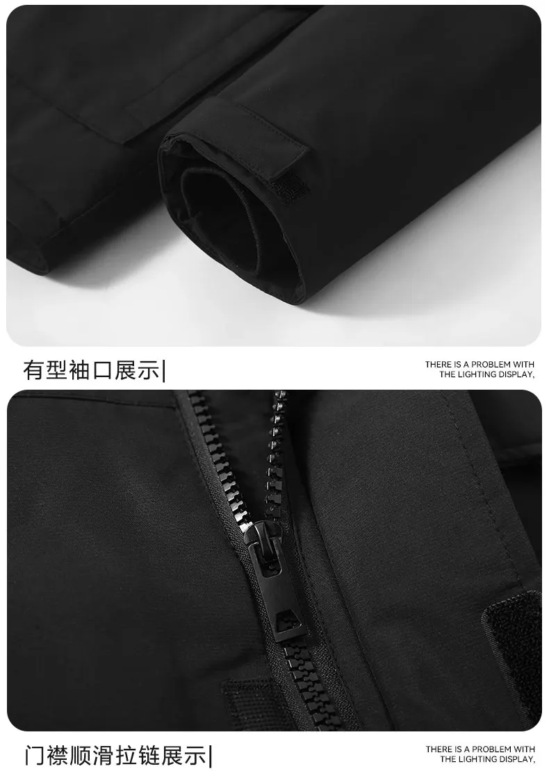 Men's Winter Coat Hooded Padded Jacket 2025 woman Heavyweight Warm Thick Thermal Outerwear Black Cold Weather Casual Streetwear